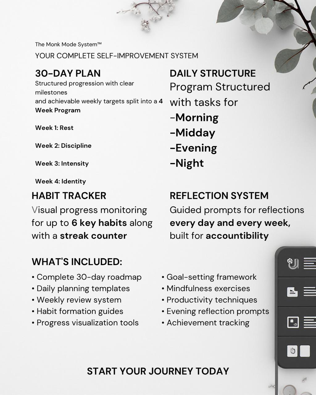 Monk Mode System™ 2.0 - 30 Days to Discipline