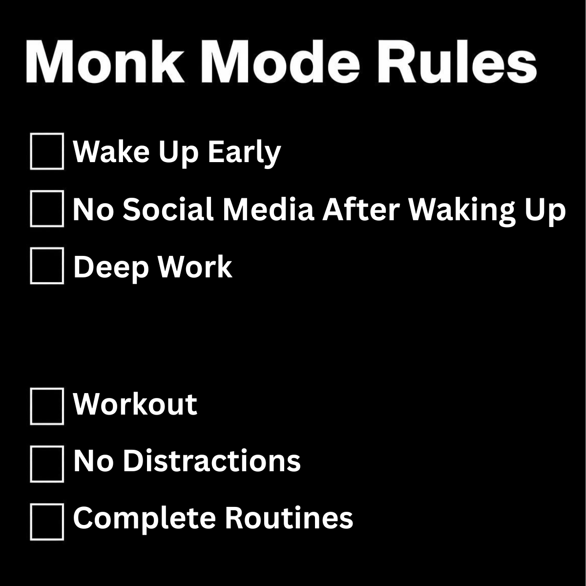 Monk Mode System™ 2.0 - 30 Days to Discipline